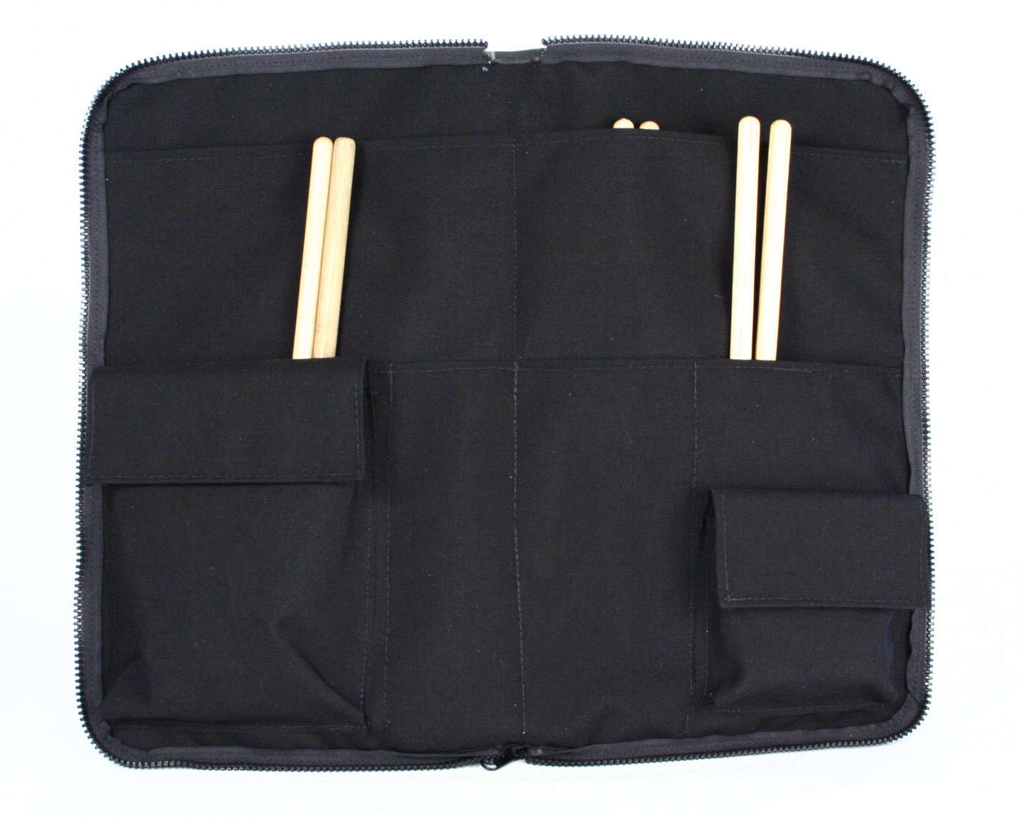 Green and Black Drum Stick Bag