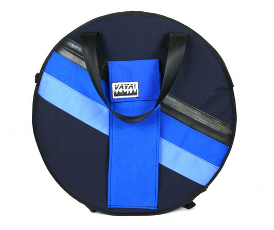 Blue Striped Cymbal Backpack/Bag