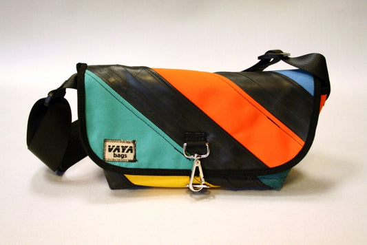 ORANGE-AQUA PURSE