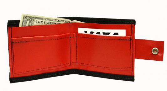 RED VINYL WALLET
