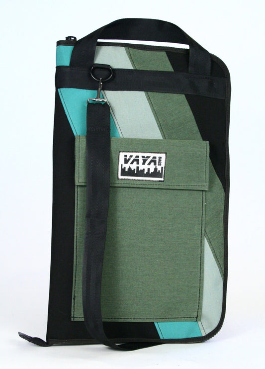 Green and Black Drum Stick Bag