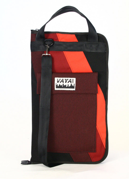 Red and Black Drum Stick Bag
